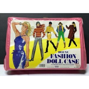 Vintage TARA Toy Corp 1970s Deluxe Fashion Doll Case Vinyl Carry Storage Barbie